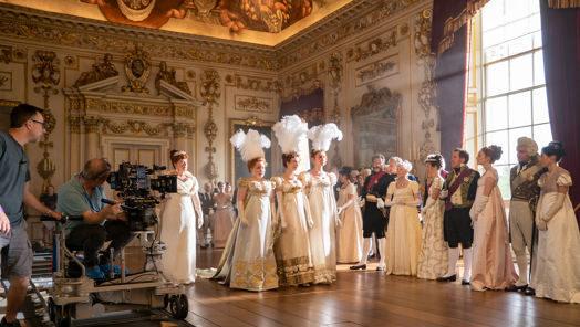 Behind the scenes of Bridgerton