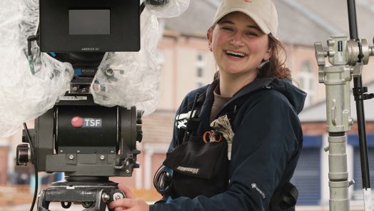 camera operator Florence Gilbert