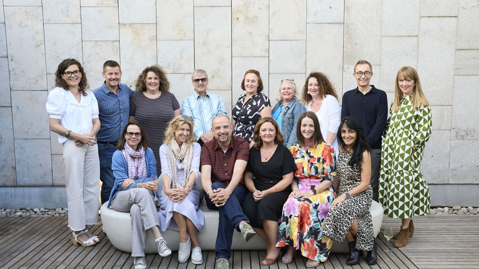 Group shot of guests at the High-end TV Skills Fund 10th anniversary celebration