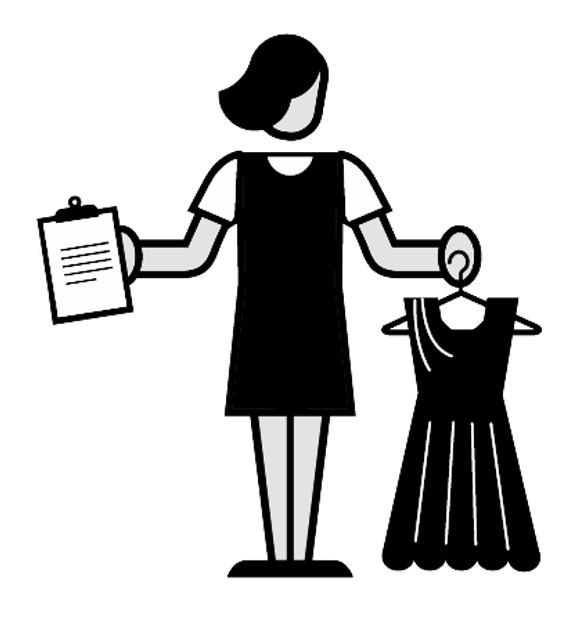 Costume supervisor illustration