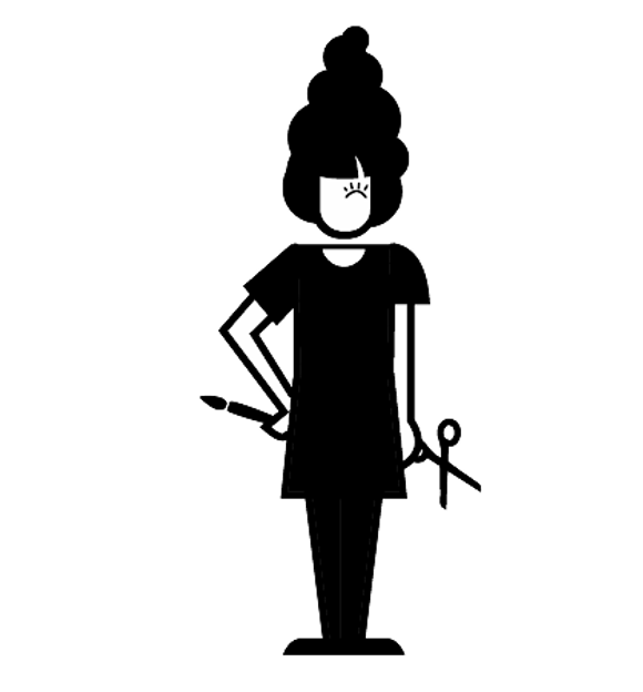 Hair and make-up designer (Unscripted TV) illustration