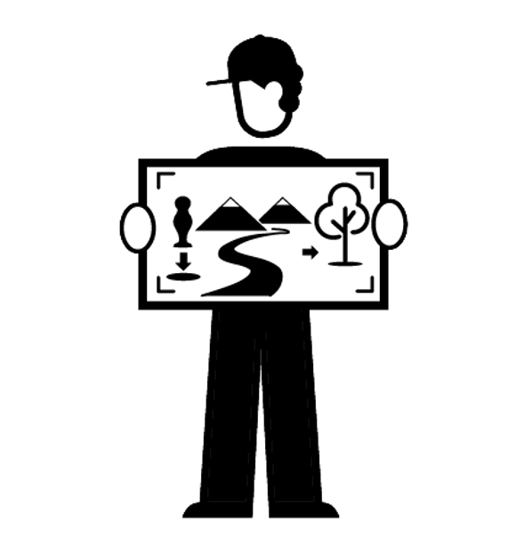 Layout artist illustration