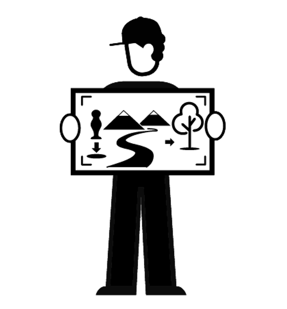 Layout artist (Animation) illustration