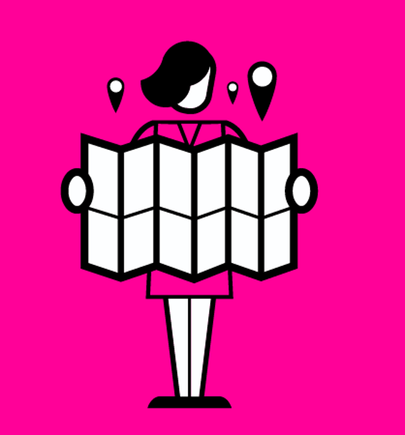 Location manager (creative industries) illustration