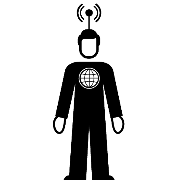 Network programmer illustration
