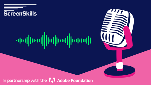 ScreenSkills generic podcast graphic